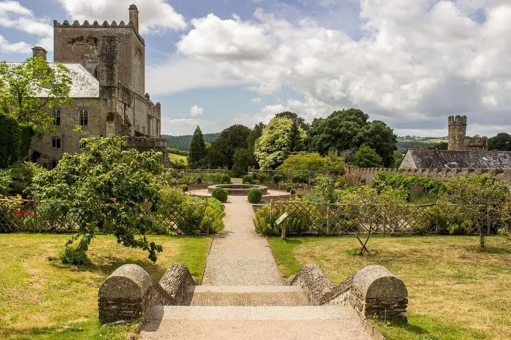 Manicured gardens at Cliveden House, Berkshire