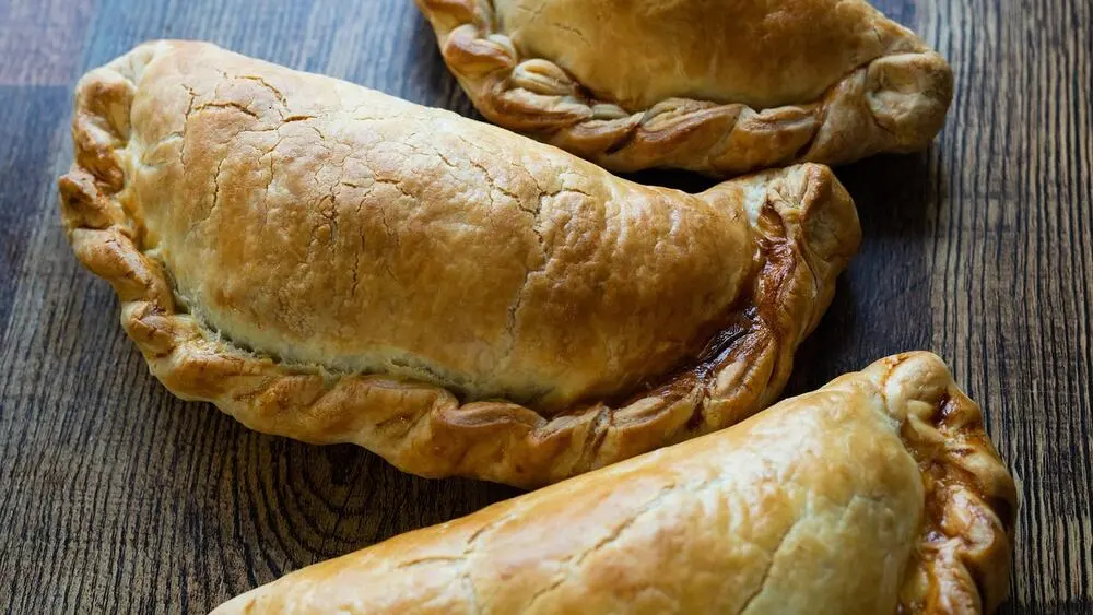 Traditional Cornish pasties, a local speciality